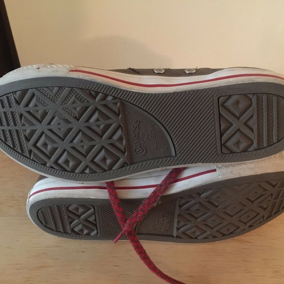 Converse Leather Brown Hiker Sneakers Hi Top 7 - Picture 5 of 8